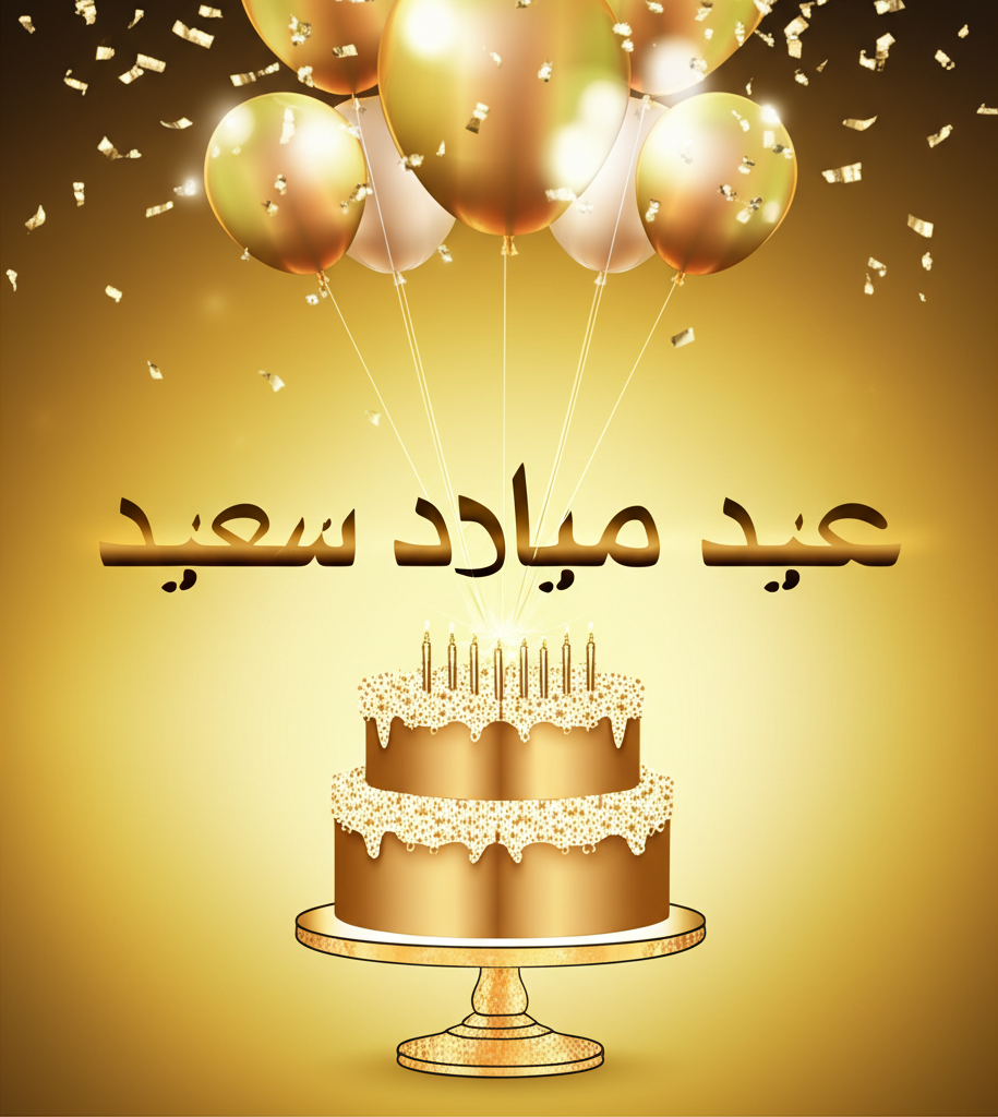 تجربة تهنئة رقمية تفاعلية لعيد الميلاد ذهبية